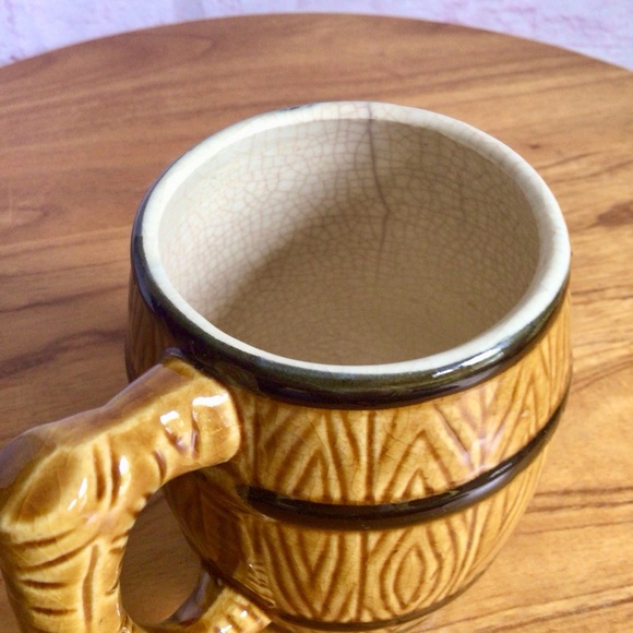 Vintage Old Kentucky Root Beer Barrel Ceramic Mugs - Set of 4 - Picture 9 of 9